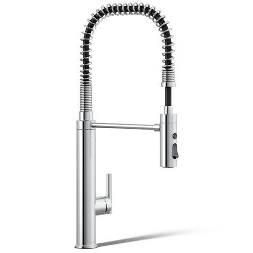 Main product image of Purist Semi-professional Kitchen Faucet w/ 3-Function Sprayhead (Polished Chrome), K-24982-CP