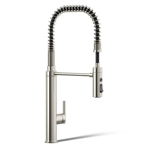 Main product image of Purist Semi-professional Kitchen Faucet w/ 3-Function Sprayhead (Vibrant Polished Nickel), K-24982-SN