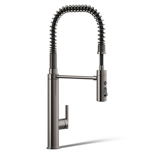 Main product image of Purist Semi-professional Kitchen Faucet w/ 3-Function Sprayhead (Vibrant Titanium), K-24982-TT