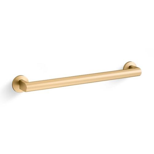 Main product image of 18" Grab Bar (Vibrant Brushed Moderne Brass), K-25160-2MB