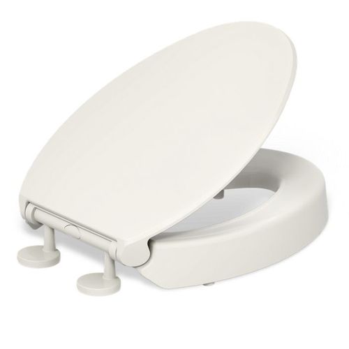 Main product image of Hyten Elevated Quiet-close Elongated Toilet Seat (Biscuit), K-25875-96