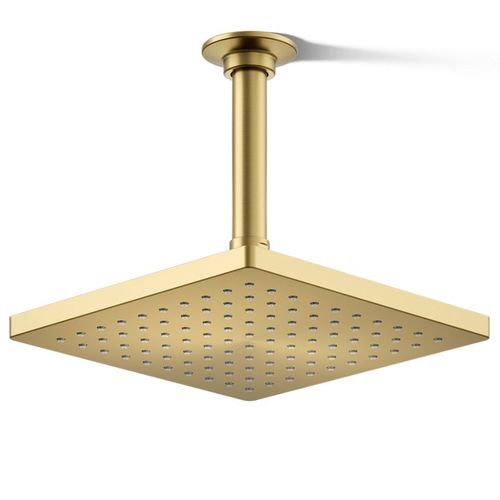Main product image of Honesty 8" 1-Function Rainhead, 2.5 GPM (Vibrant Brushed Moderne Brass), K-26148-2MB