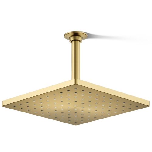 Main product image of Honesty 10" 1-Function Rainhead, 2.5 GPM (Vibrant Brushed Moderne Brass), K-26149-2MB