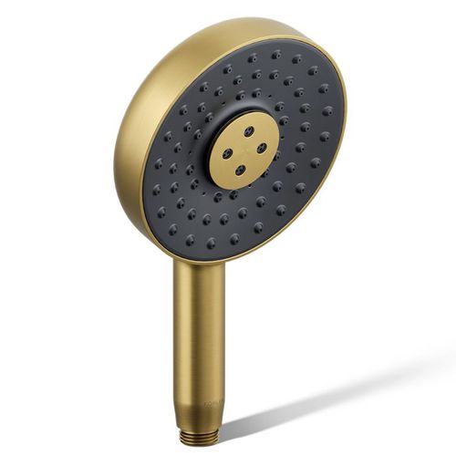 Main product image of Statement Round 3-Function Handshower, 2.5 GPM (Vibrant Brushed Moderne Brass), K-26282-2MB