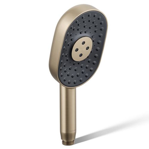 Main product image of Statement Oblong 3-Function Handshower, 2.5 GPM (Vibrant Brushed Bronze), K-26284-BV