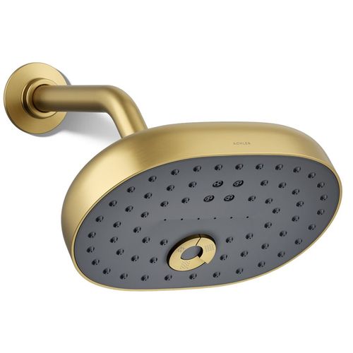 Main product image of Statement 3-Function Shower Head, 1.75 GPM (Vibrant Brushed Moderne Brass), K-26290-G-2MB