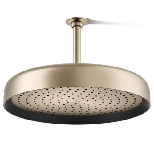 Main product image of Statement Round 14" 1-Function Rainhead, 2.5 GPM (Vibrant Brushed Bronze), K-26292-BV