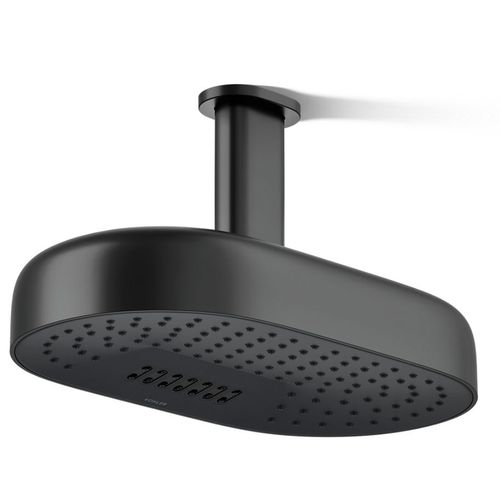 Main product image of Statement Oblong 14" 2-Function Rainhead, 2.5 GPM (Matte Black), K-26295-BL