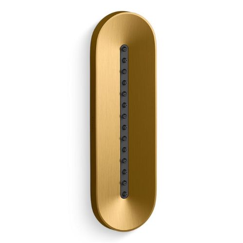 Main product image of Statement Oblong Vichy 1-Function Body Spray, 1.75 GPM (Vibrant Brushed Moderne Brass), K-26300-G-2MB