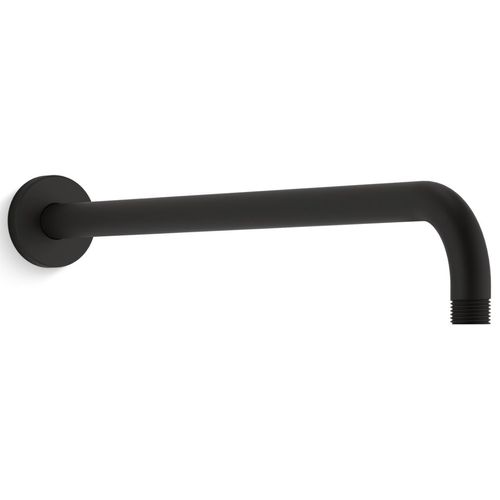 Main product image of Statement 19" Wall Mount 1-Function Rainhead Arm And Flange (Matte Black), K-26307-BL