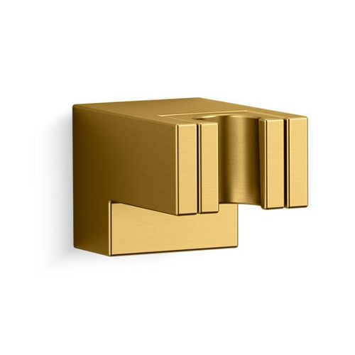 Main product image of Statement Wall Mount Handshower Holder (Vibrant Brushed Moderne Brass), K-26309-2MB