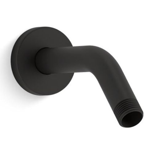 Main product image of Statement Shower Arm And Flange (Matte Black), K-26318-BL