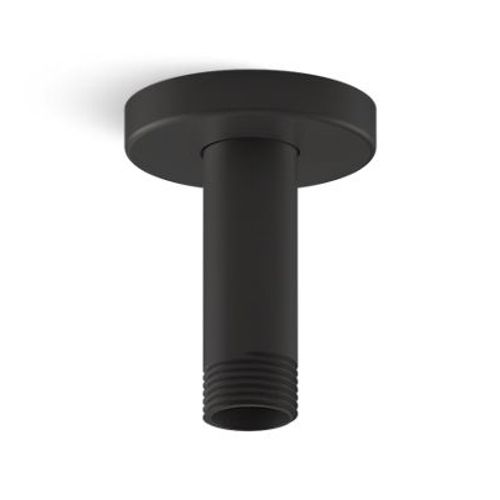 Main product image of Statement 3" Ceiling Mount 1-Function Rainhead Arm And Flange (Matte Black), K-26319-BL