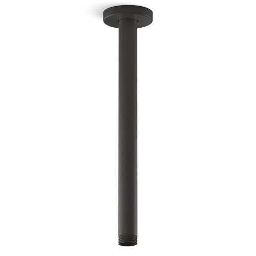 Main product image of Statement 12" Ceiling Mount 1-Function Rainhead Arm And Flange (Matte Black), K-26321-BL