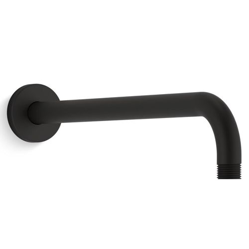 Main product image of Statement 15-1/2" Wall Mount 1-Function Rainhead Arm And Flange (Matte Black), K-26322-BL