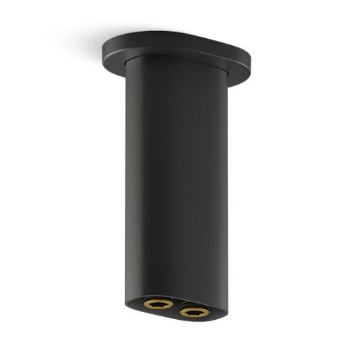 Main product image of Statement 5" Ceiling Mount 2-Function Rainhead Arm And Flange (Matte Black), K-26325-BL