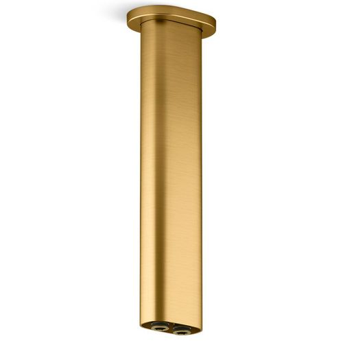 Main product image of Statement 10" Ceiling Mount 2-Function Rainhead Arm And Flange (Vibrant Brushed Moderne Brass), K-26326-2MB