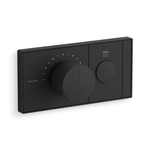 Main product image of Anthem One-outlet Recessed Mechanical Thermostatic Valve Control (Matte Black), K-26345-9-BL