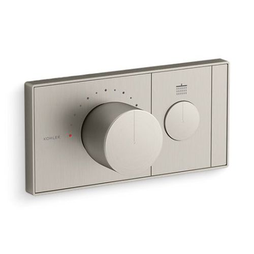 Main product image of Anthem One-outlet Recessed Mechanical Thermostatic Valve Control (Vibrant Brushed Nickel), K-26345-9-BN
