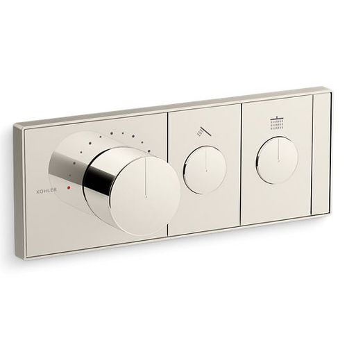 Main product image of Anthem Two-outlet Recessed Mechanical Thermostatic Valve Control (Vibrant Polished Nickel), K-26346-9-SN