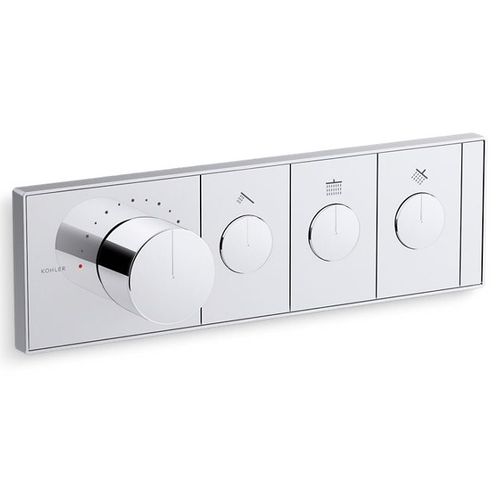 Main product image of Anthem Three-outlet Recessed Mechanical Thermostatic Valve Control (Polished Chrome), K-26347-9-CP