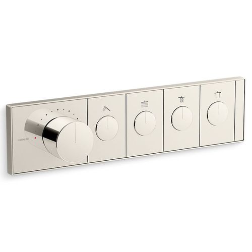 Main product image of Anthem Four-outlet Recessed Mechanical Thermostatic Valve Control (Vibrant Polished Nickel), K-26348-9-SN