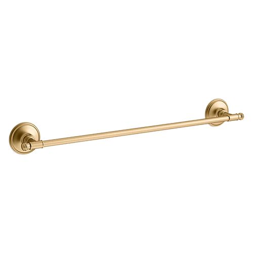 Main product image of Eclectic 24" Towel Bar (Vibrant Brushed Moderne Brass), K-26499-2MB