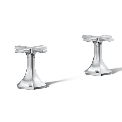 Main product image of Occasion Cross Bathroom Sink Faucet Handles (Polished Chrome), K-27010-3-CP