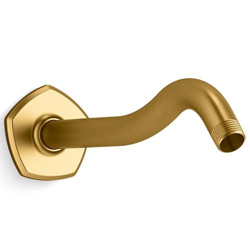 Main product image of Occasion Shower Arm And Flange (Vibrant Brushed Moderne Brass), K-27054-2MB