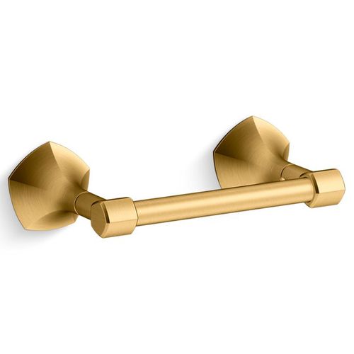 Main product image of Occasion Pivoting Toilet Paper Holder (Vibrant Brushed Moderne Brass), K-27065-2MB