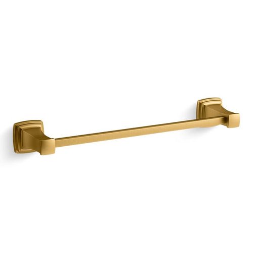 Main product image of Riff 18" Towel Bar (Vibrant Brushed Moderne Brass), K-27409-2MB