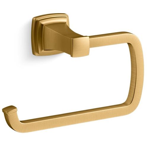 Main product image of Riff Towel Ring (Vibrant Brushed Moderne Brass), K-27412-2MB