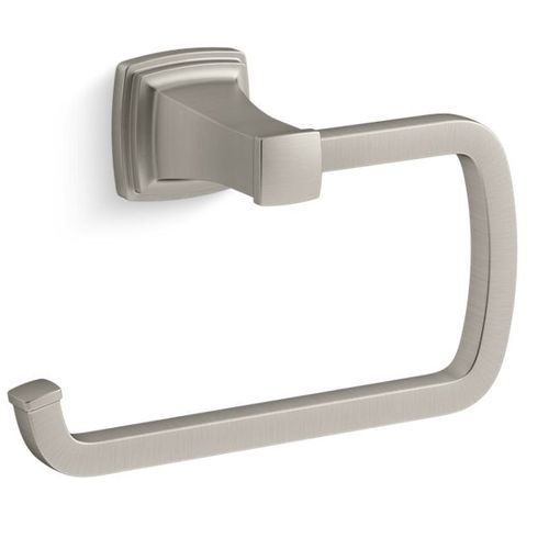 Main product image of Riff Towel Ring (Vibrant Brushed Nickel), K-27412-BN