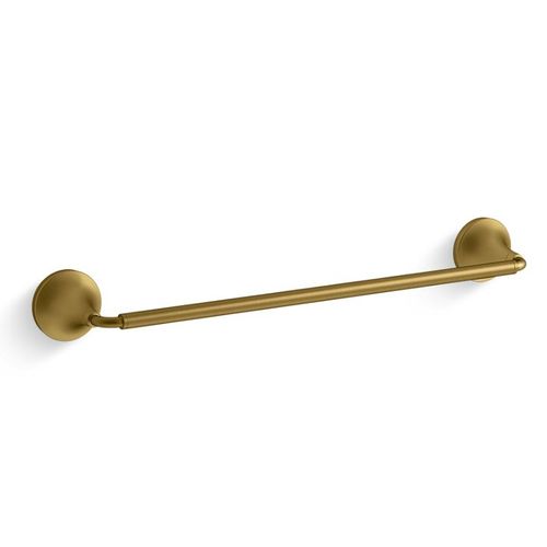 Main product image of Tone 18" Towel Bar (Vibrant Brushed Moderne Brass), K-27425-2MB
