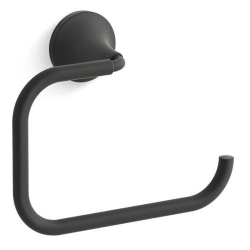Main product image of Tone Towel Ring (Matte Black), K-27428-BL