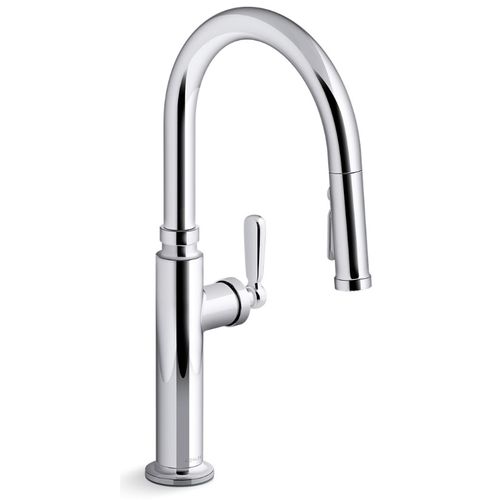 Main product image of Edalyn by Studio McGee Pull-down Kitchen Faucet w/ 3-Function Sprayhead (Polished Chrome), K-28358-CP