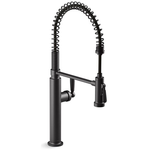 Main product image of Edalyn by Studio McGee Semi-professional Kitchen Faucet w/ 2-Function Sprayhead (Matte Black), K-28360-BL