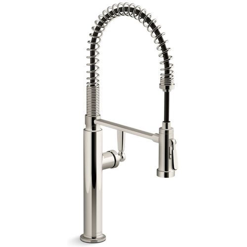 Main product image of Edalyn by Studio McGee Semi-professional Kitchen Faucet w/ 2-Function Sprayhead (Vibrant Polished Nickel), K-28360-SN