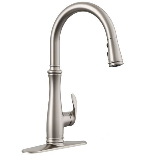 Main product image of Bellera Touchless Pull-down Kitchen Faucet w/ 3-Function Sprayhead (Vibrant Stainless), K-29108-VS