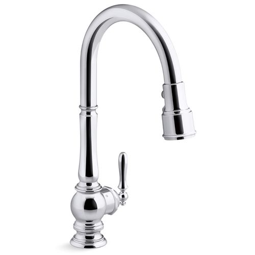 Main product image of Artifacts Touchless Pull-down Kitchen Faucet w/ 3-Function Sprayhead (Polished Chrome), K-29709-CP