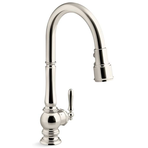 Main product image of Artifacts Touchless Pull-down Kitchen Faucet w/ 3-Function Sprayhead (Vibrant Polished Nickel), K-29709-SN