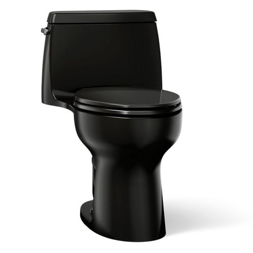 Main product image of Santa Rosa One-piece Compact Elongated Toilet, 1.28 GPF (Black), K-30810-7