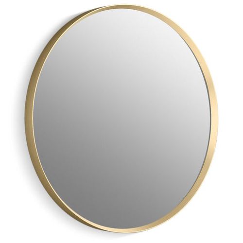 Main product image of Essential 22" Round Framed Mirror (Moderne Brushed Gold), K-31367-BGL