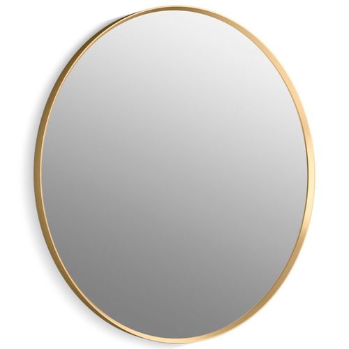 Main product image of Essential 36" Round Framed Mirror (Moderne Brushed Gold), K-31369-BGL