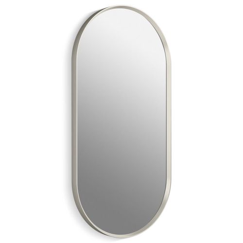 Main product image of Essential 18" X 36" Capsule Framed Mirror (Brushed Nickel), K-31371-BNL