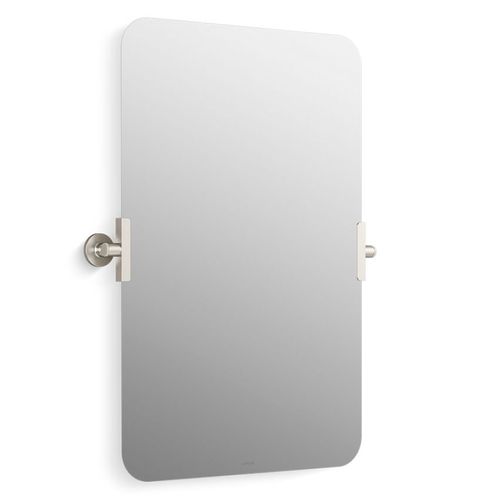 Main product image of Castia 20" X 30" Rectangular Mirror (Vibrant Brushed Nickel), K-34969-BN