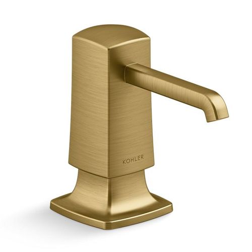 Main product image of Graze Soap/lotion Dispenser (Vibrant Brushed Moderne Brass), K-35760-2MB