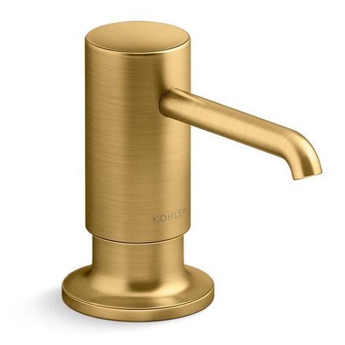 Main product image of Purist Soap/lotion Dispenser (Vibrant Brushed Moderne Brass), K-35761-2MB