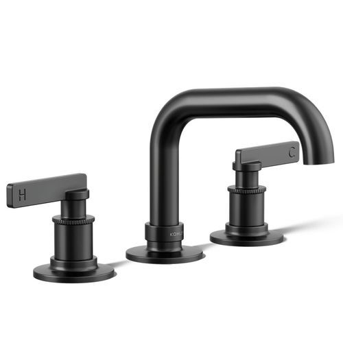 Main product image of Castia Widespread Bathroom Sink Faucet, 0.5 GPM (Matte Black), K-35908-4N-BL