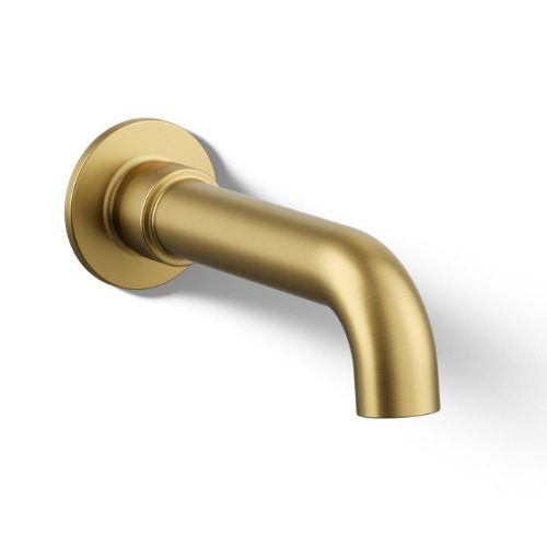Main product image of Castia Wall Mount Bath Spout (Vibrant Brushed Moderne Brass), K-35922-2MB